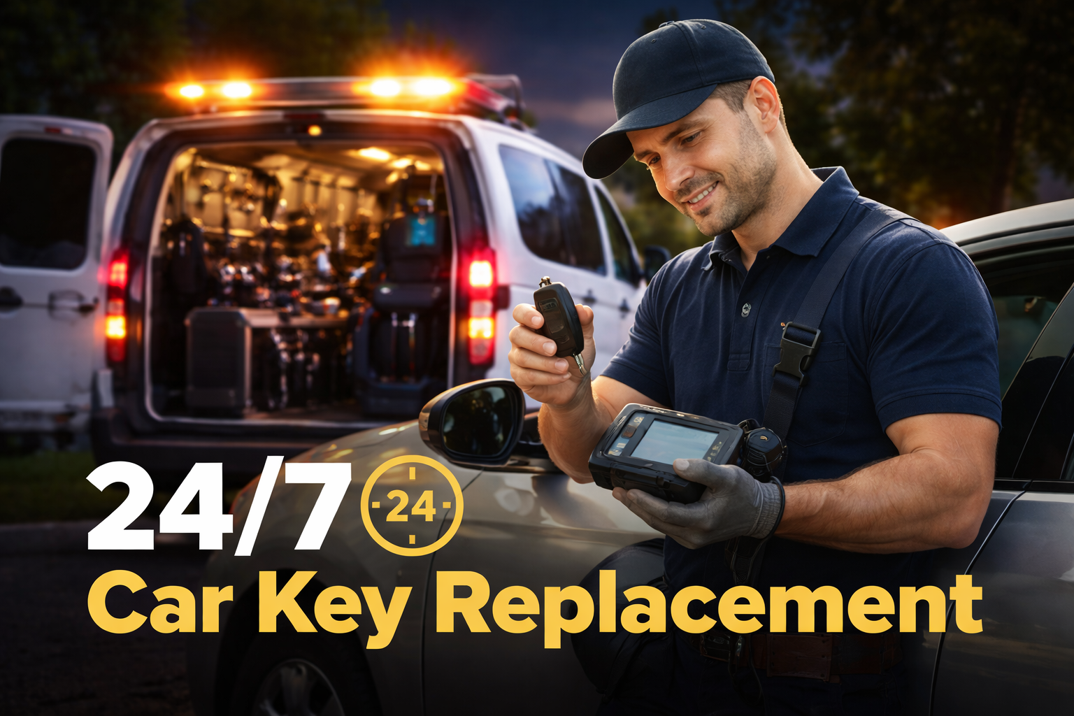 24/7 Car key replacement