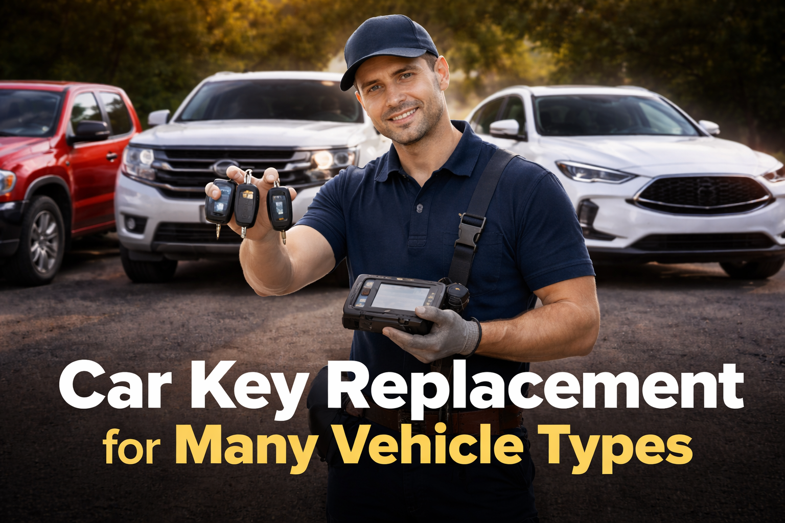 Car key replacement many vehicle